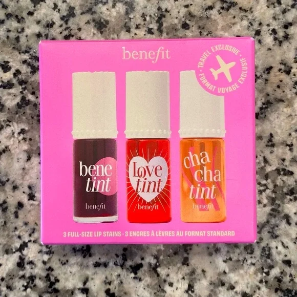 Benefit Lip and Cheek Stain Trio